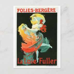 Cartão Postal Folies-Bergère La Loie Fuller, Jules Chéret