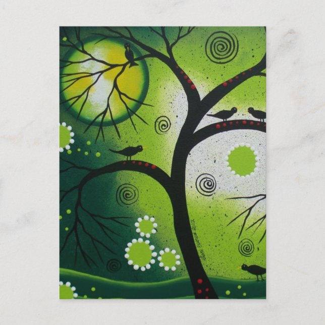 Cartão Postal Folk Art BY LORI EVERETT (Frente)