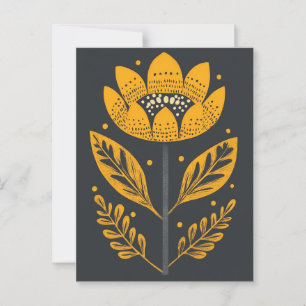 Cartão Postal Folk Bloom #233