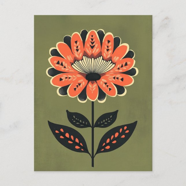 Cartão Postal Folk Bloom #234 (Frente)