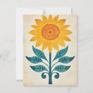 Cartão Postal Folk Bloom #240