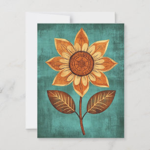 Cartão Postal Folk Bloom #242