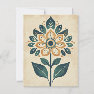 Cartão Postal Folk Bloom #244