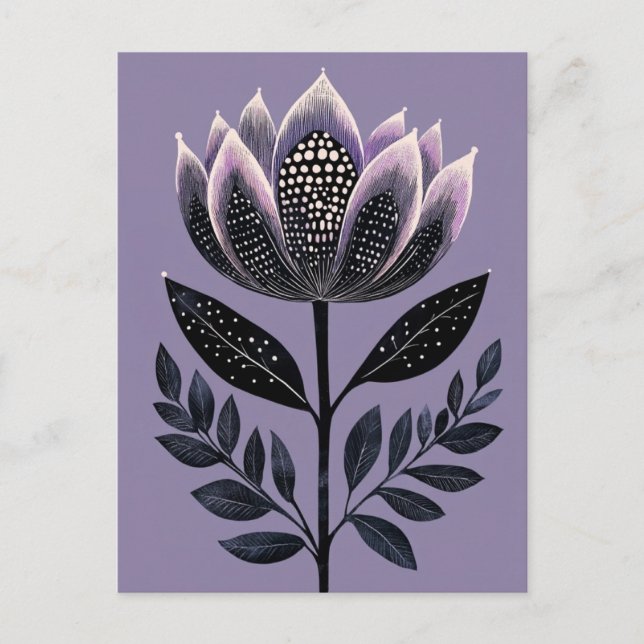 Cartão Postal Folk Bloom #245 (Frente)