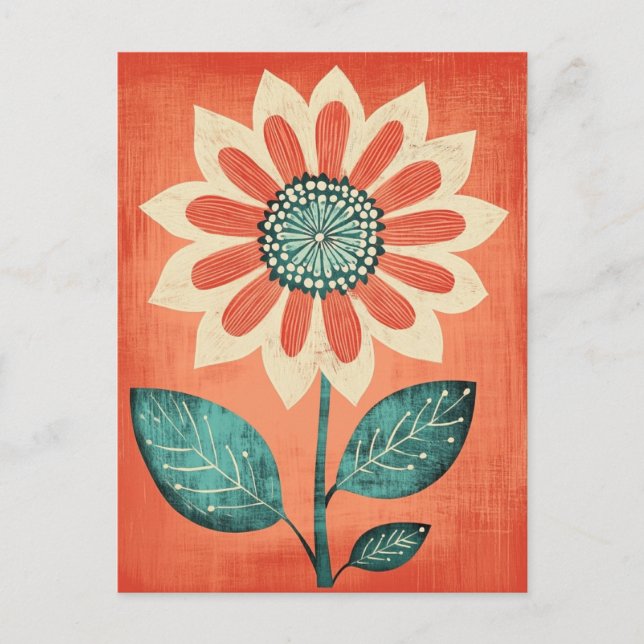 Cartão Postal Folk Bloom #251 (Frente)