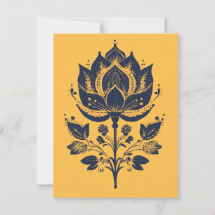 Cartão Postal Folk Bloom #252