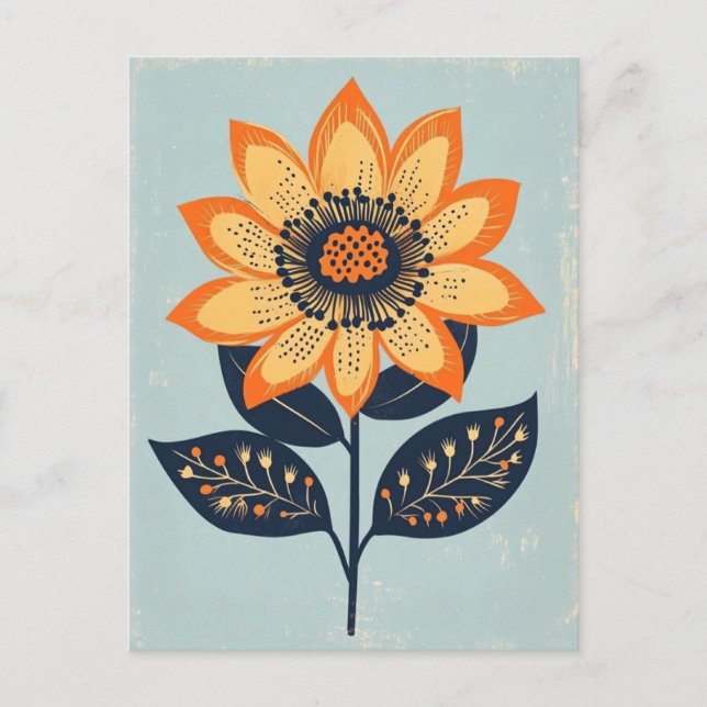 Cartão Postal Folk Bloom N.O 273 (Frente)