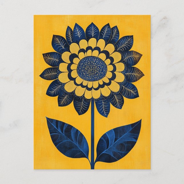 Cartão Postal Folk Bloom No.270 (Frente)