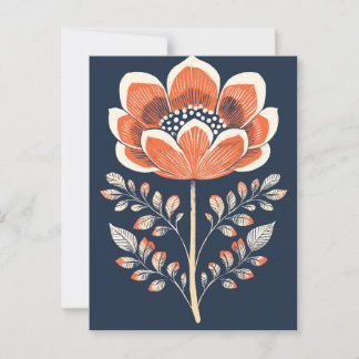 Cartão Postal Folk Bloom No.278