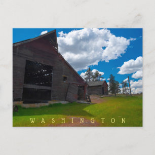 Cartão Postal Folsom Fazenda Fishtrap Lake Washington