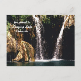 Cartão Postal Fomos até Hanging Lake, Colorado