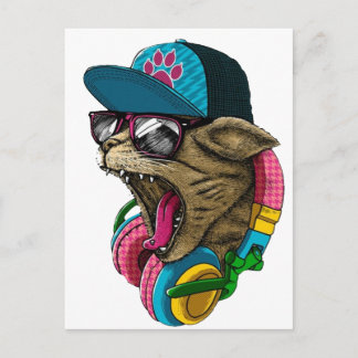 Cartão Postal Fone de ouvido