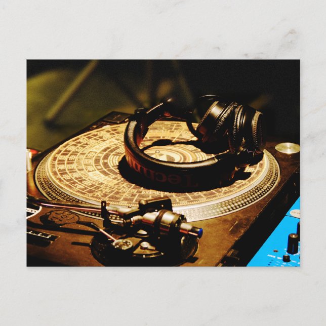 Cartão Postal Fones de ouvido DJ1 (Frente)