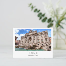 Cartão Postal Fontana di Trevi, Roma