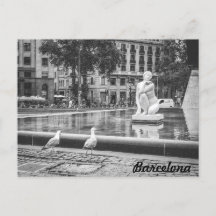 Fonte BnW Plaça de Catalunya, Barcelona