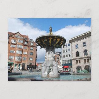 Cartão Postal Fonte boa Copenhaga Dinamarca de Caritas
