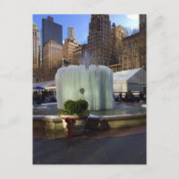 Fonte Congelada Bryant Park Manhattan New York NYC