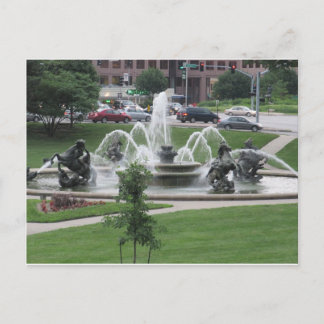 Cartão Postal fonte da Kansas City Plaza