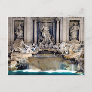 Cartão Postal Fonte de Trevi