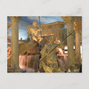 Cartão Postal Fonte dos deuses (Zeus)