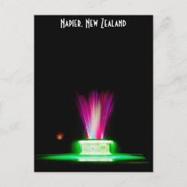Cartão Postal Fonte Napier NZ
