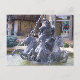 Cartão Postal Fonte Neptune em Kansas