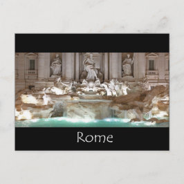 Cartão Postal Fonte Trevi - Roma