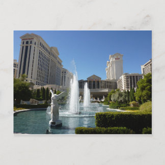 Cartão Postal Fontes da fonte do Caesars Palace de Las Vegas
