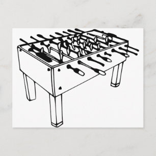 Cartão Postal Foosball - Futebol de Mesa