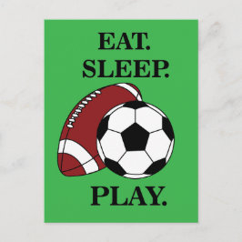 Cartão Postal Football Soccer Player Coach