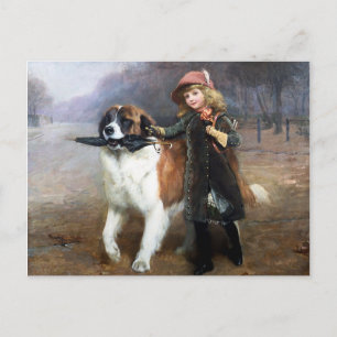 Cartão Postal Fora da escola