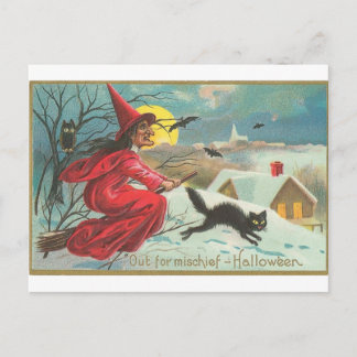 Cartão Postal Fora de Mal-Estar - Halloween