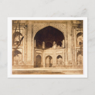 Cartão Postal Fora do Taj Mahal, provavelmente ilustrado em 'Ph