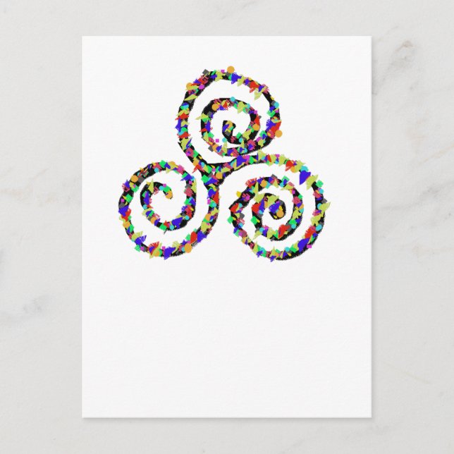 Cartão Postal Força Celta do Triskelion (Frente)