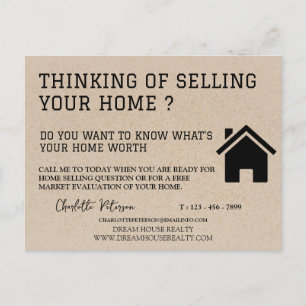 Cartão Postal Força de Marketing Inteligente de Imóveis