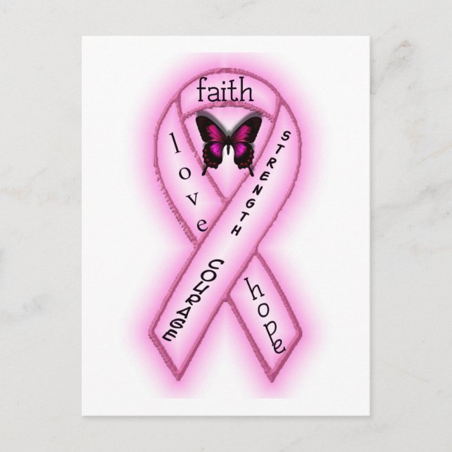 Cartão Postal Força e coragem (Frente)