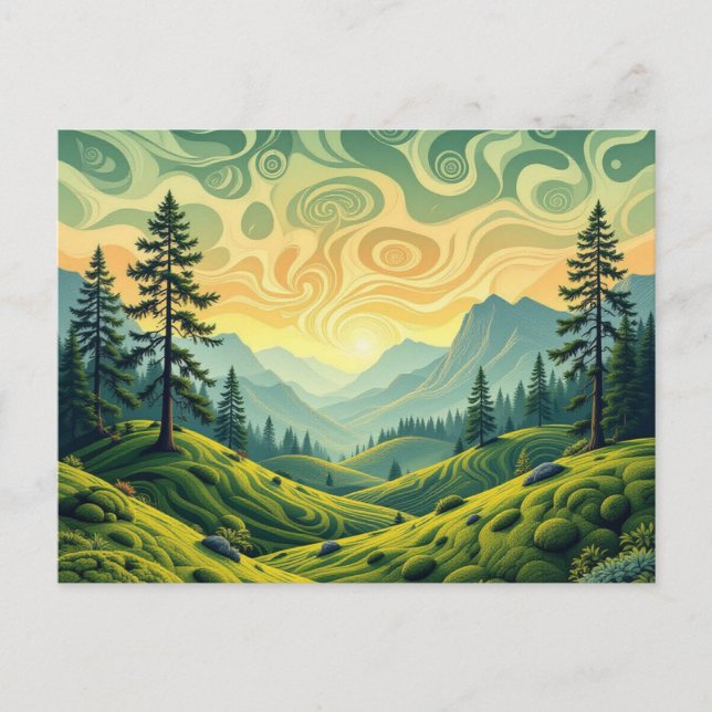 Cartão Postal Forest (Frente)