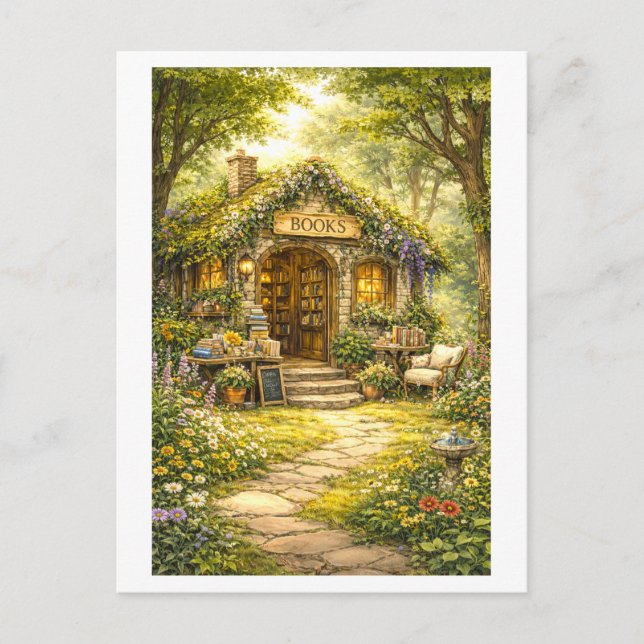 Cartão Postal Forest Bookstore (Frente)