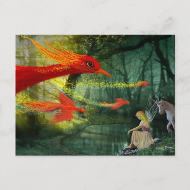 Cartão Postal Forest Fantasy 1 (Frente)