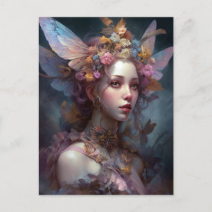 Cartão Postal Forest Ninfh Fairy Girl Fantasy Art