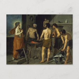 Cartão Postal Forge de Vulcano, 1630