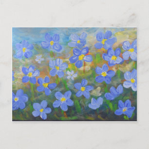 Cartão Postal forget-me-not