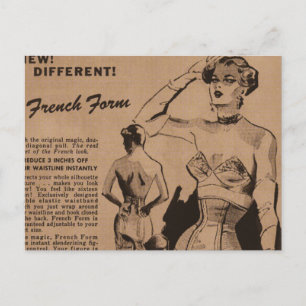 Cartão Postal Forma francesa