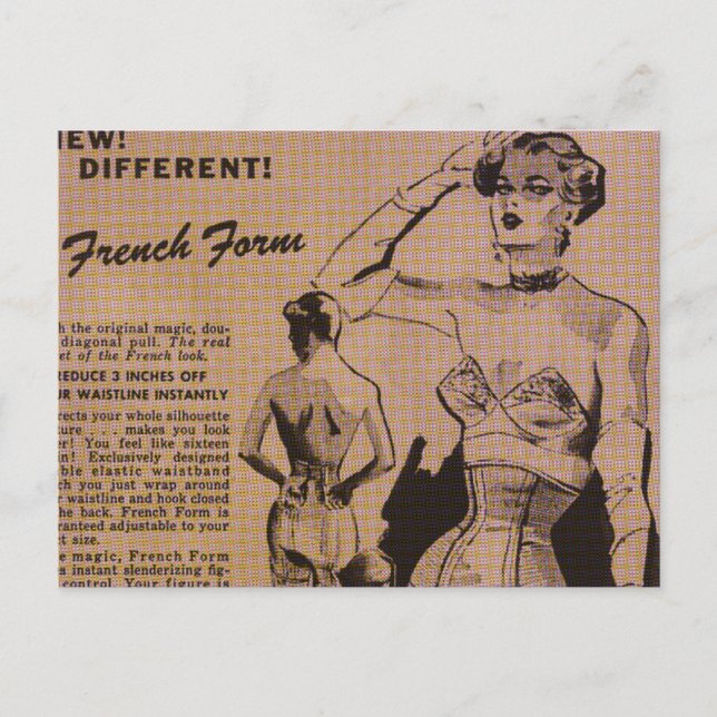 Cartão Postal Forma francesa (Frente)