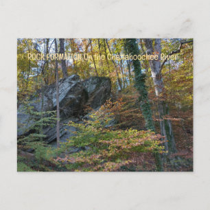 Cartão Postal Formação Rochosa do Rio Chattahoochee Atlanta GA