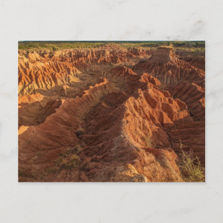 Cartão Postal Formaciones de roca del desierto de Tatacoa