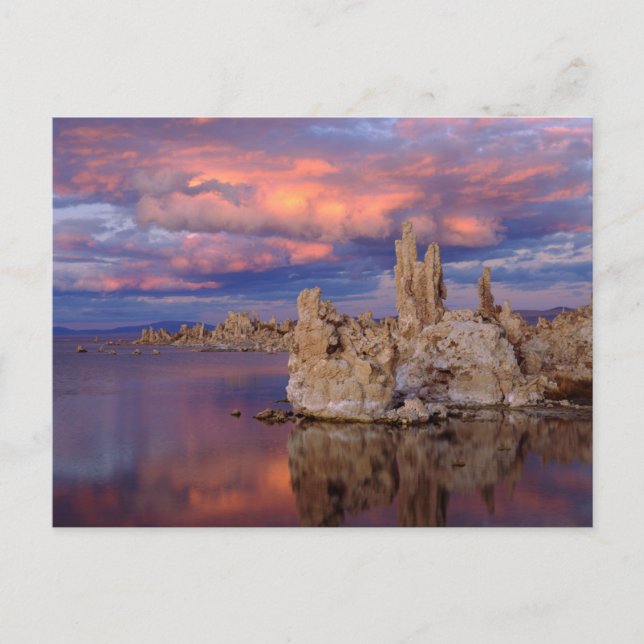 Cartão Postal Formações de Tufa no Mono Lake (Frente)