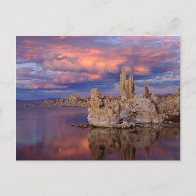 Cartão Postal Formações de Tufa no Mono Lake (Frente)