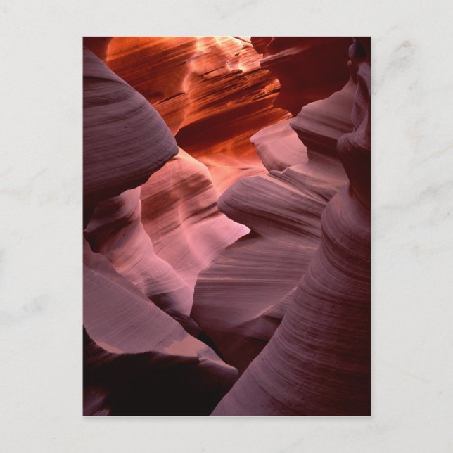 Cartão Postal Formações do Antelope Canyon (Frente)