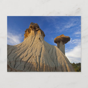 Cartão Postal Formações em Badlands no Parque Estadual de Mako